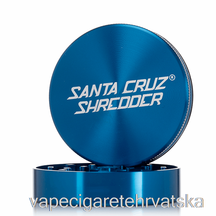 Vape Hrvatska Santa Cruz Shredder 2.75inch Veliki 2-dijelni Mlin Plavi (70mm)